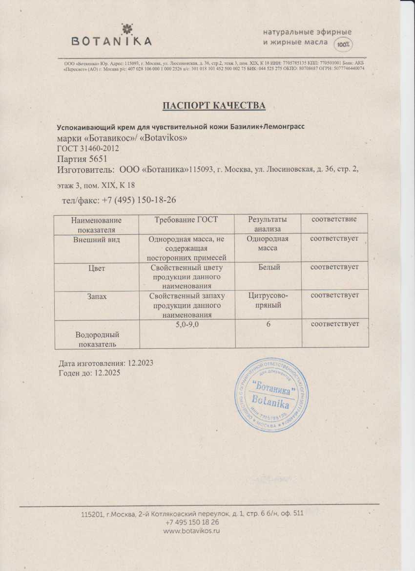 Паспорт №122023
